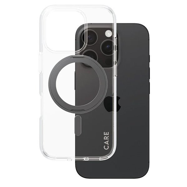 Etui CARE by PanzerGlass Feature         Kickstand Case iPhone 16 Pro 6,3&quot; czarny/black MagSafe 1322