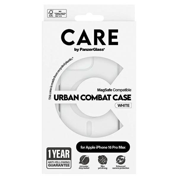 Etui CARE by PanzerGlass Flagship Case   16 Pro Max 6,9&quot; biały/white MagSafe 1340