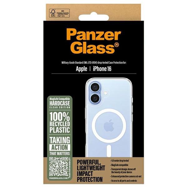 PanzerGlass HardCase iPhone 16 6.1&quot;biały/white MagSafe 1291