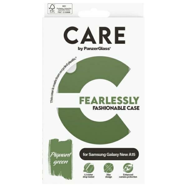 Etui CARE by PanzerGlass Fashion Case    Sam A16 / A16 5G zielony/green 3805