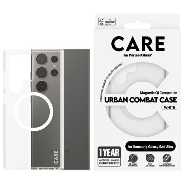 Etui CARE by PanzerGlass Flagship QI     Case Sam S24 Ultra przezroczysty/transparent 1155