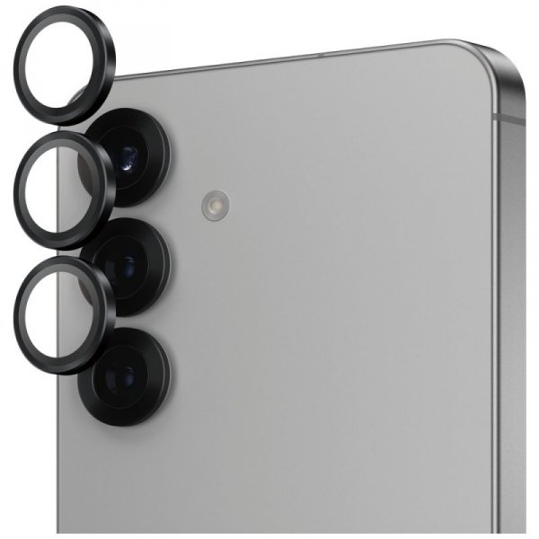 Szkło hartowane na obiektyw PanzerGlass  Hoops Lens Protector do Samsung Galaxy S25 czarny