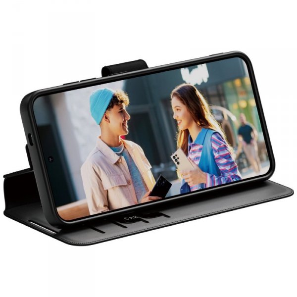 Etui CARE by PanzerGlass Feature Wallet  Kickstand do Samsung Galaxy S25 czarny