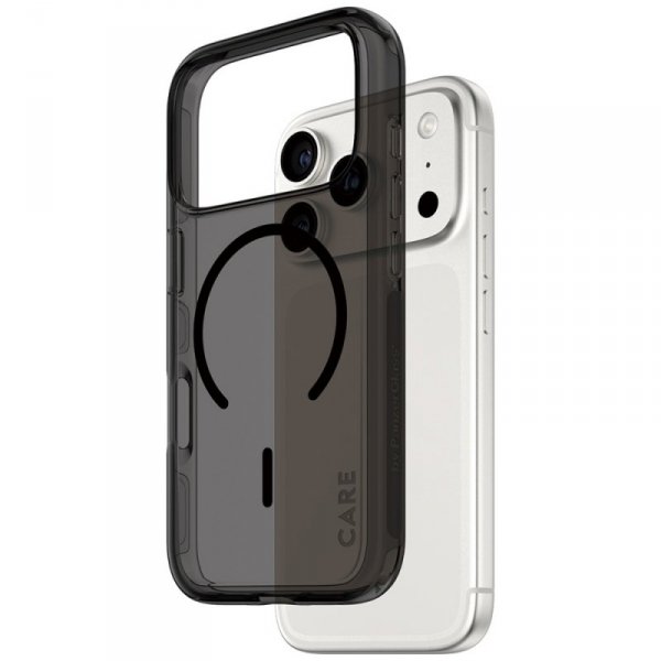 Etui CARE by PanzerGlass Flagship Urban  Explorer w. Black MagSafe do iPhone 17 Pro dymny