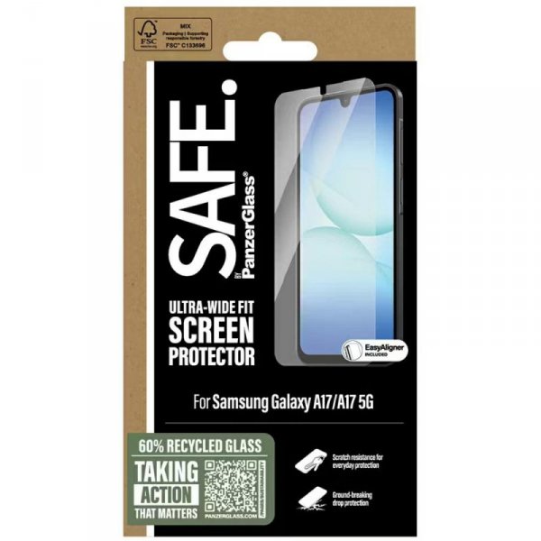Szkło hartowane SAFE by PanzerGlass      Ultra-Wide Fit do Samsung Galaxy A17 / A17 5G