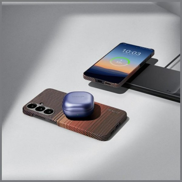 Etui PITAKA Ultra-Slim MagSafe do        Samsung Galaxy S25 sunset