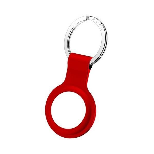 Puro ICON Case AirTag siliconeczerwony/red ATICON1RED brelok