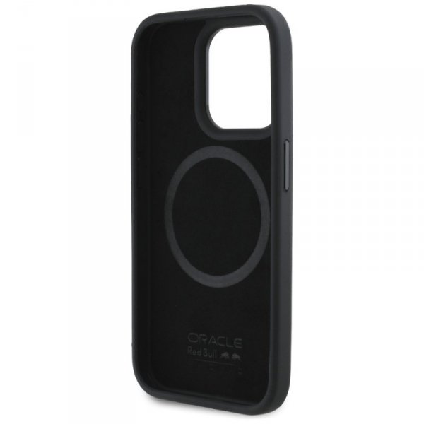 Red Bull RBHMP15X24PUILVR iPhone 15 Pro  Max 6.7&quot; hardcase granatowy/navy Leather Red Ring MagSafe