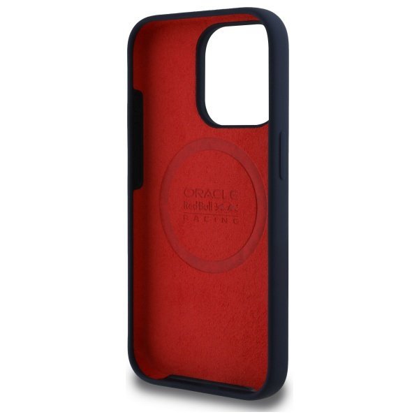 Red Bull RBHMP15X24SIILVR iPhone 15 Pro  Max 6.7&quot; hardcase granatowy/navy Silicone Red Ring MagSafe