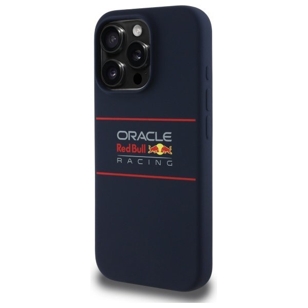 Red Bull RBHMP16L24SIHSRV iPhone 16 Pro  6.3&quot; hardcase granatowy/navy Silicone Horizontal Logo MagSafe