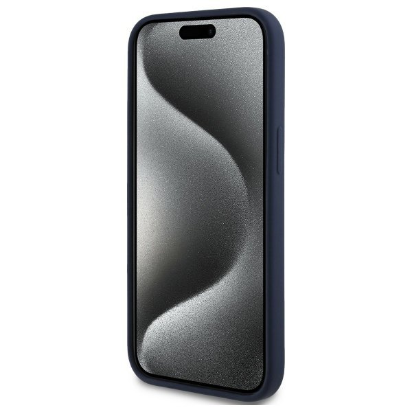 Red Bull RBHMP15S24SIOLRV iPhone 15 6.1&quot; hardcase granatowy/navy Silicone Vertical Logo MagSafe