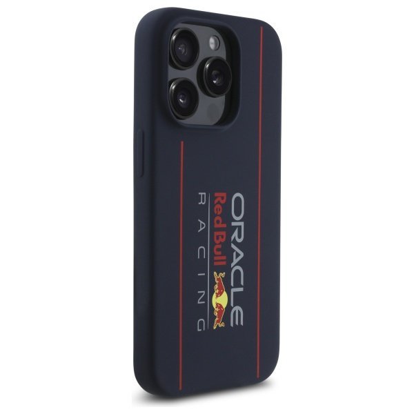 Red Bull RBHMP15L24SIOLRV iPhone 15 Pro  6.1&quot; hardcase granatowy/navy Silicone Vertical Logo MagSafe