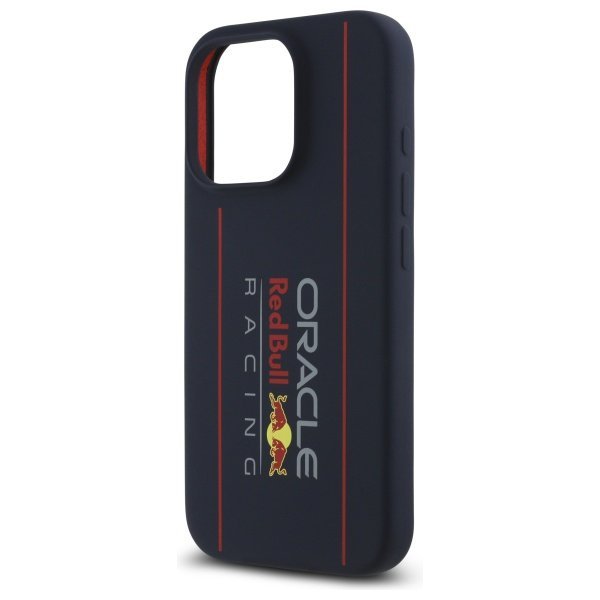 Red Bull RBHMP15X24SIOLRV iPhone 15 Pro  Max 6.7&quot; hardcase granatowy/navy Silicone Vertical Logo MagSafe