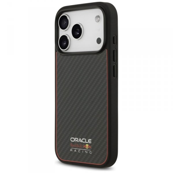 Etui Red Bull Kevlar Logo Matt MagSafe   do iPhone 17 Pro czarny