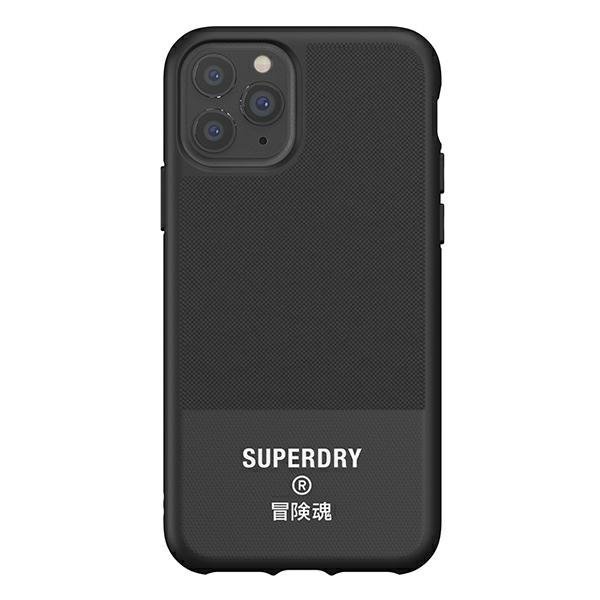 SuperDry Moulded Canvas iPhone 11 Pro Max Case czarny/black 41550