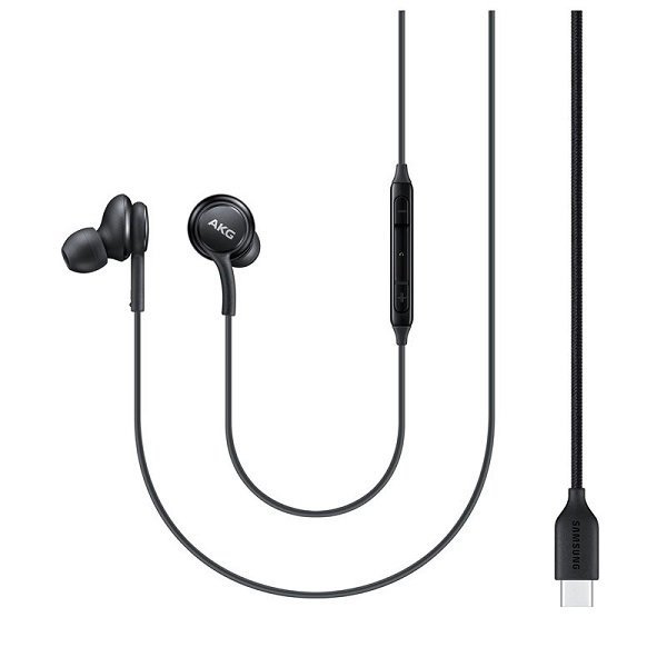 Zestaw stereo Samsung EO-IC100BB AKGczarne/black USB-C