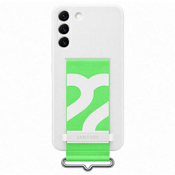 Etui Samsung EF-GS901TW S22 S901biały/white Silicone Cover Strap