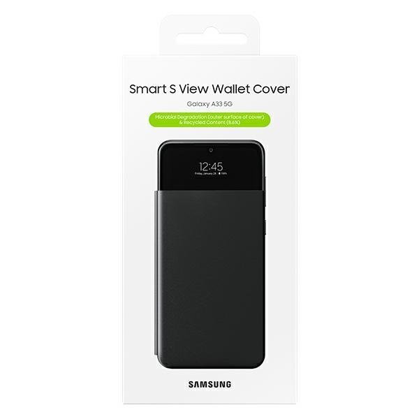 Etui Samsung EF-EA336PB A33 5G A336czarny/black S View Wallet Cover