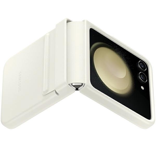 Etui Samsung EF-VF731PUEGWW Z Flip5F731 kremowy/cream Flap ECO-Leather Case
