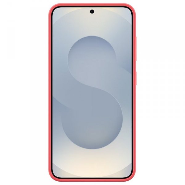 Etui Samsung Silicone do Galaxy S25      czerwony