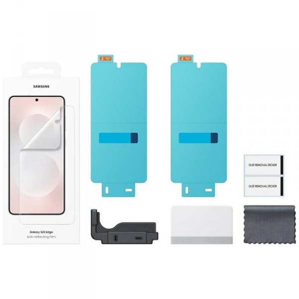 Folia ochronna Samsung Anti-reflecting   Film 2szt do Galaxy S25 Edge przezroczysty