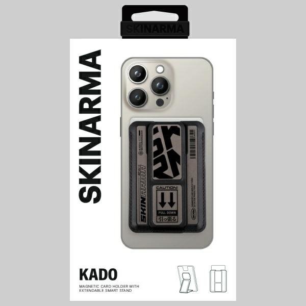 Portfel Skinarma Kado Kira Kobai Wallet  Mag-Charge Grip Stand gunmetal