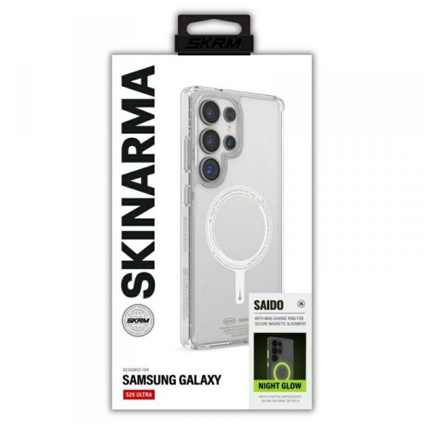 Etui Skinarma Saido MagSafe do Samsung   Galaxy S25 Ultra niteglow