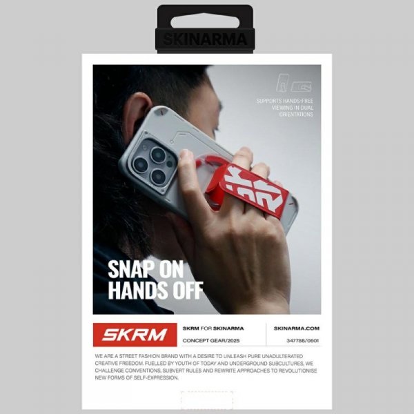 Uchwyt magnetyczny Skinarma Arch XE      Phaze Smart Grip-Stand pomarańczowy