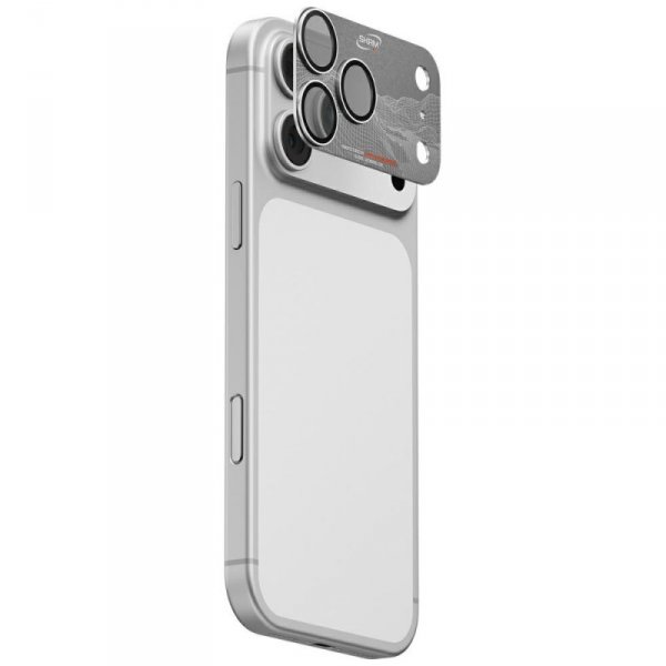 Szkło na obiektyw aparatu Skinarma Sonix Full Aluminium do iPhone 17 Pro Max srebrny