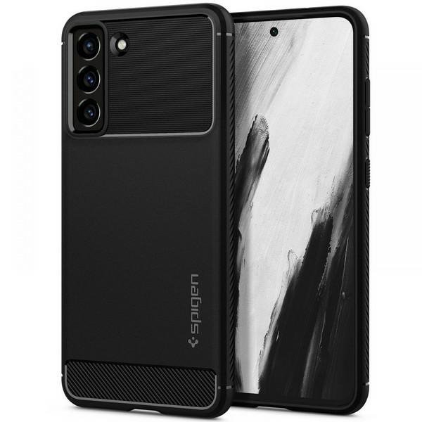Spigen Rugged Armor Samsung G990 S21 FEczarny/black matte ACS03049