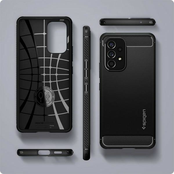 Spigen Rugged Armor Samsung A53 5G       czarny/black matte ACS04159