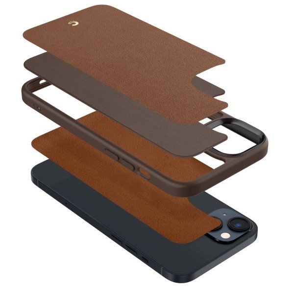 Spigen Cyrill Kajuk MAG iPhone 14 Plus /15 Plus 6,7&quot; Magsafe brązowy/saddle brown ACS04947