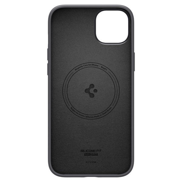 Spigen Silicone Fit iPhone 14 Plus / 15Plus 6,7&quot; MAG Magsafe czarny/black ACS04920