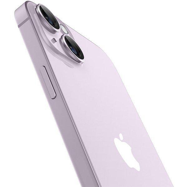 Spigen Optik.Tr Camera iPhone 14/14 Plus EZ FIT Lens 2szt./2pcs fioletowy/purple AGL05603
