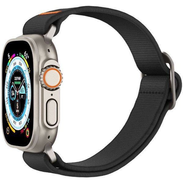 Spigen Fit Lite Apple Watch 4/5/6/7/SE/Ultra 42/44/45/49 mm czarny/black AMP05983