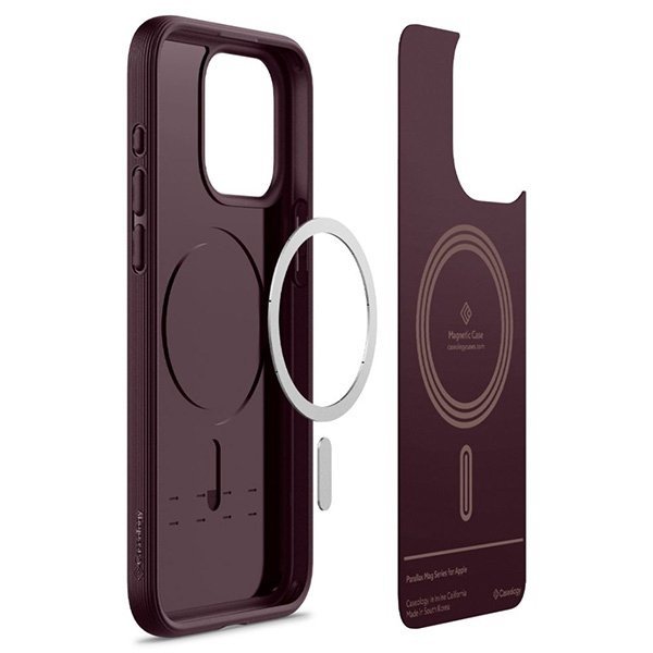 Spigen Caseology Parallax MAG iPhone 15Pro Max 6.7&quot; Magsafe Burgundowy/Burgundy ACS06616