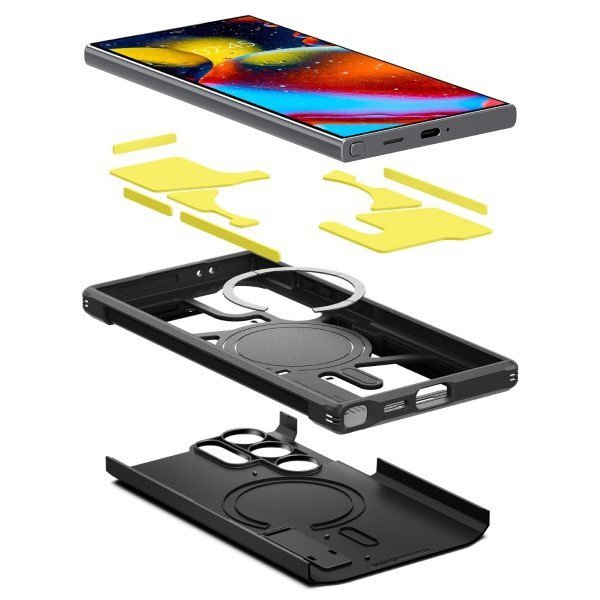 Spigen Tough Armor Magsafe Sam S24 UltraS928 czarny/black ACS07303