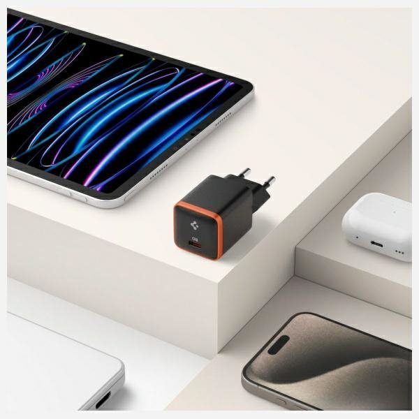 Ładowarka sieciowa Spigen EE301EU 30W    ArcStation Essential Czarna/Black ACH08448