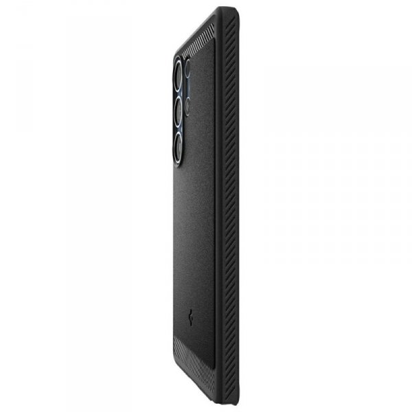 Etui Spigen Rugged Armor Mag MagSafe do  Samsung Galaxy S25 Ultra czarny matowy