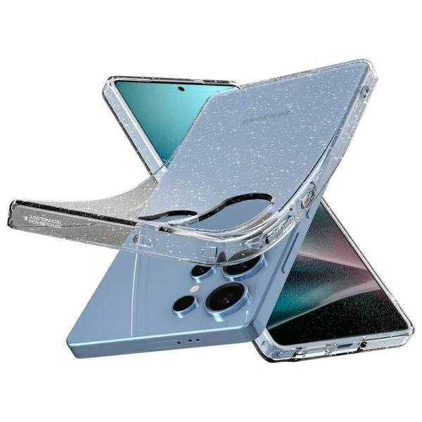 Etui Spigen Liquid Crystal Glitter do    Samsung Galaxy S25 Ultra przezroczysty