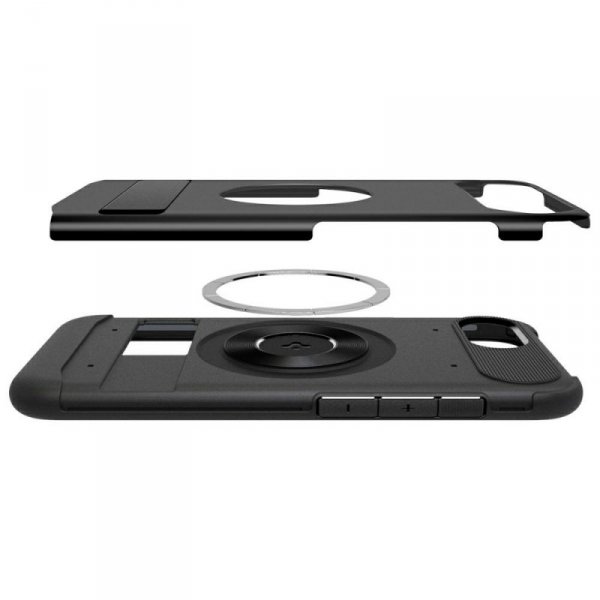 Etui Spigen Slim Armor Mag MagSafe do    iPhone 16e czarny