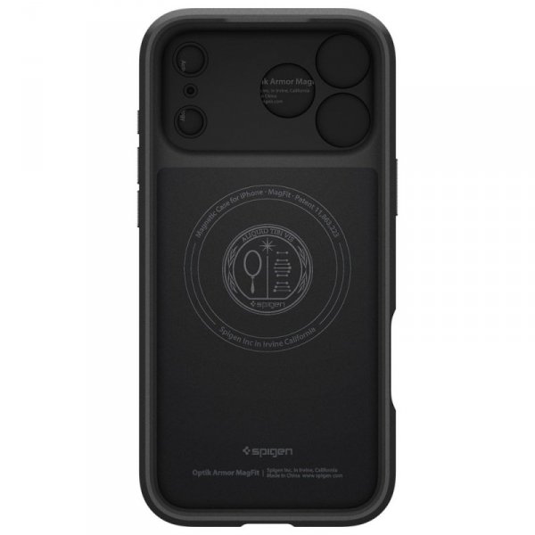 Etui Spigen Optik Armor Mag MagSafe do   iPhone 17 Pro czarny