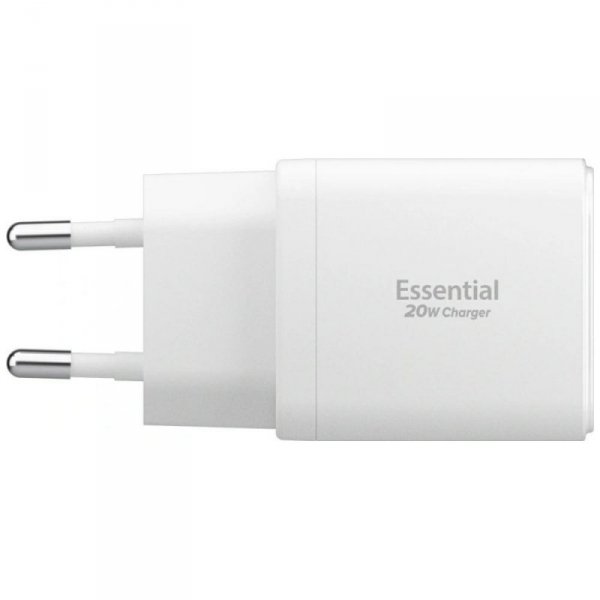 Ładowarka sieciowa Spigen Essential      EE202EU 20W USB-C/USB-A biały