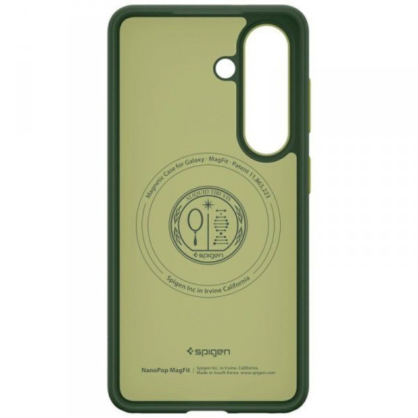 Etui Spigen Nano Pog Mag MagSafe do Samsung Galaxy S26 avo green
