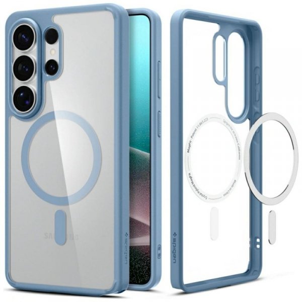Etui Spigen Ultra Hybrid Mag MagSafe do  Samsung Galaxy S26 Ultra light blue