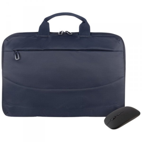 Zestaw torba Tucano Borsa Idea na        laptopa 15.6" + myszka niebieski