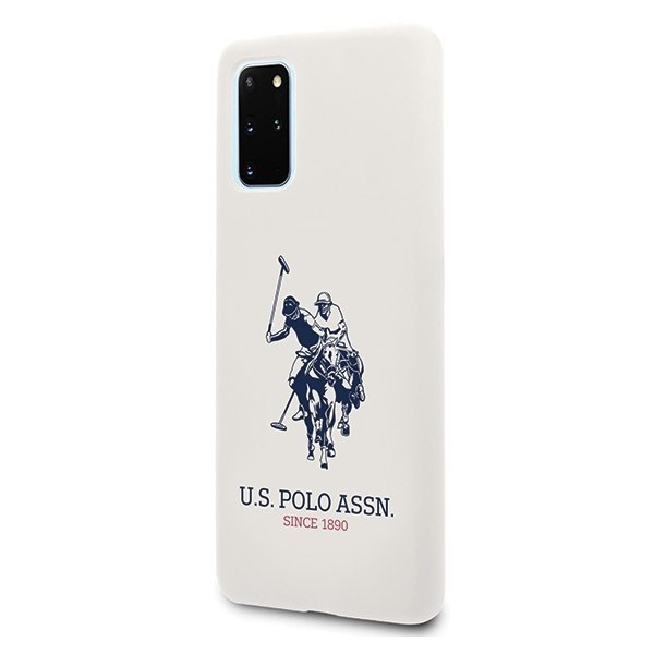 US Polo USHCS67SLHRWH S20+ G985biały/white Silicone Collection