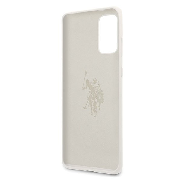 US Polo USHCS67SLHRWH S20+ G985biały/white Silicone Collection