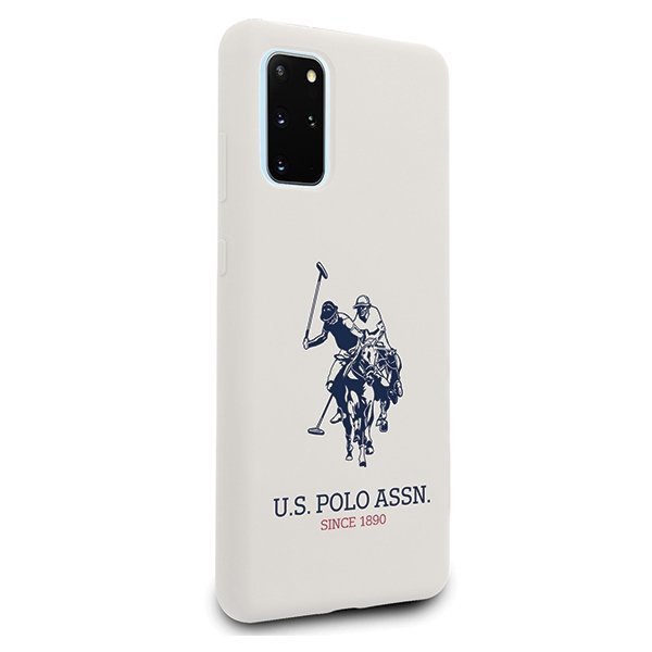 US Polo USHCS67SLHRWH S20+ G985biały/white Silicone Collection