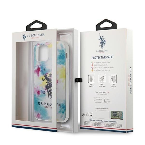 US Polo USHCP12LPCUSML iPhone12 Pro Max 6,7&quot; multicolor Tie & Dye Collection